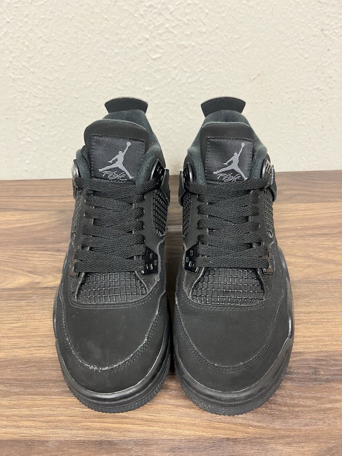 Nike Air Jordan 4 Retro 'Black Cat' 408452-010 ( GS ) Size 7Y