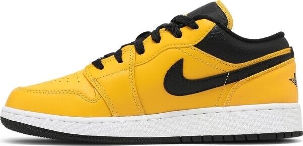 Size 4.5y - Air Jordan 1 Low University Gold Black