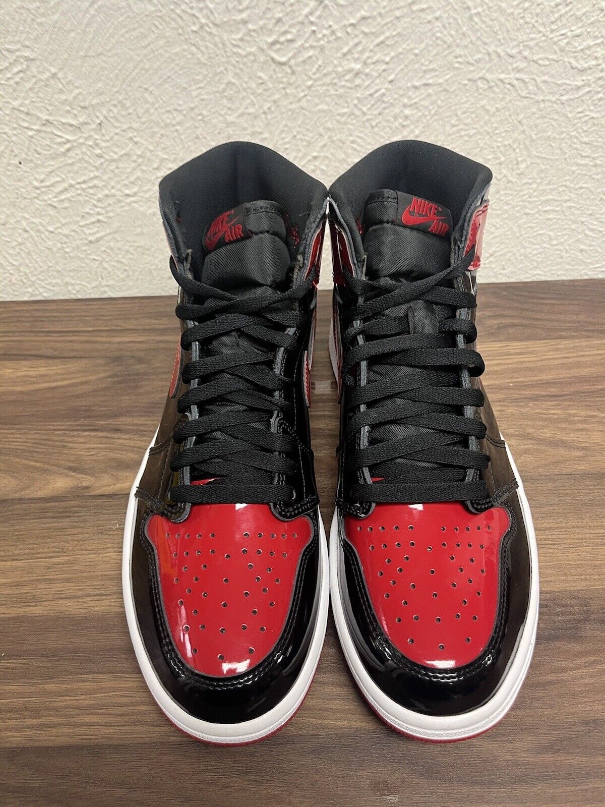 Size 10 - Jordan 1 Retro OG High Patent Bred