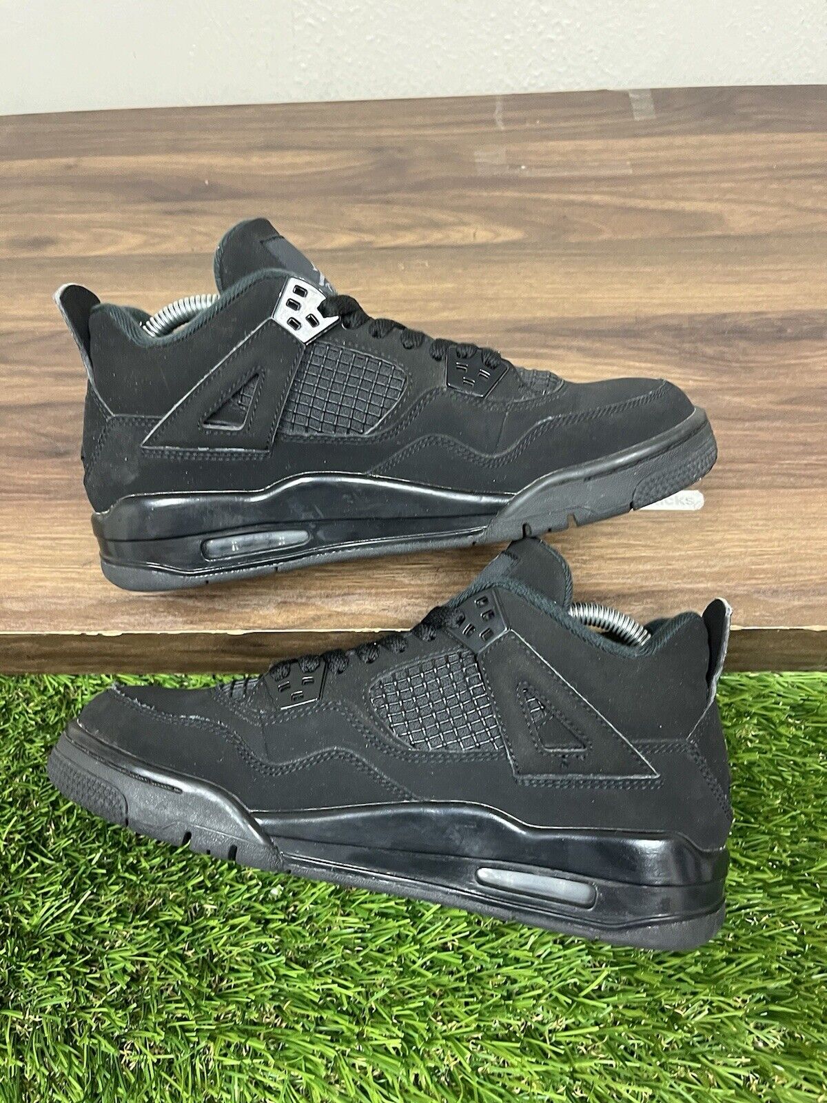 Nike Air Jordan 4 Retro 'Black Cat' 408452-010 ( GS ) Size 7Y