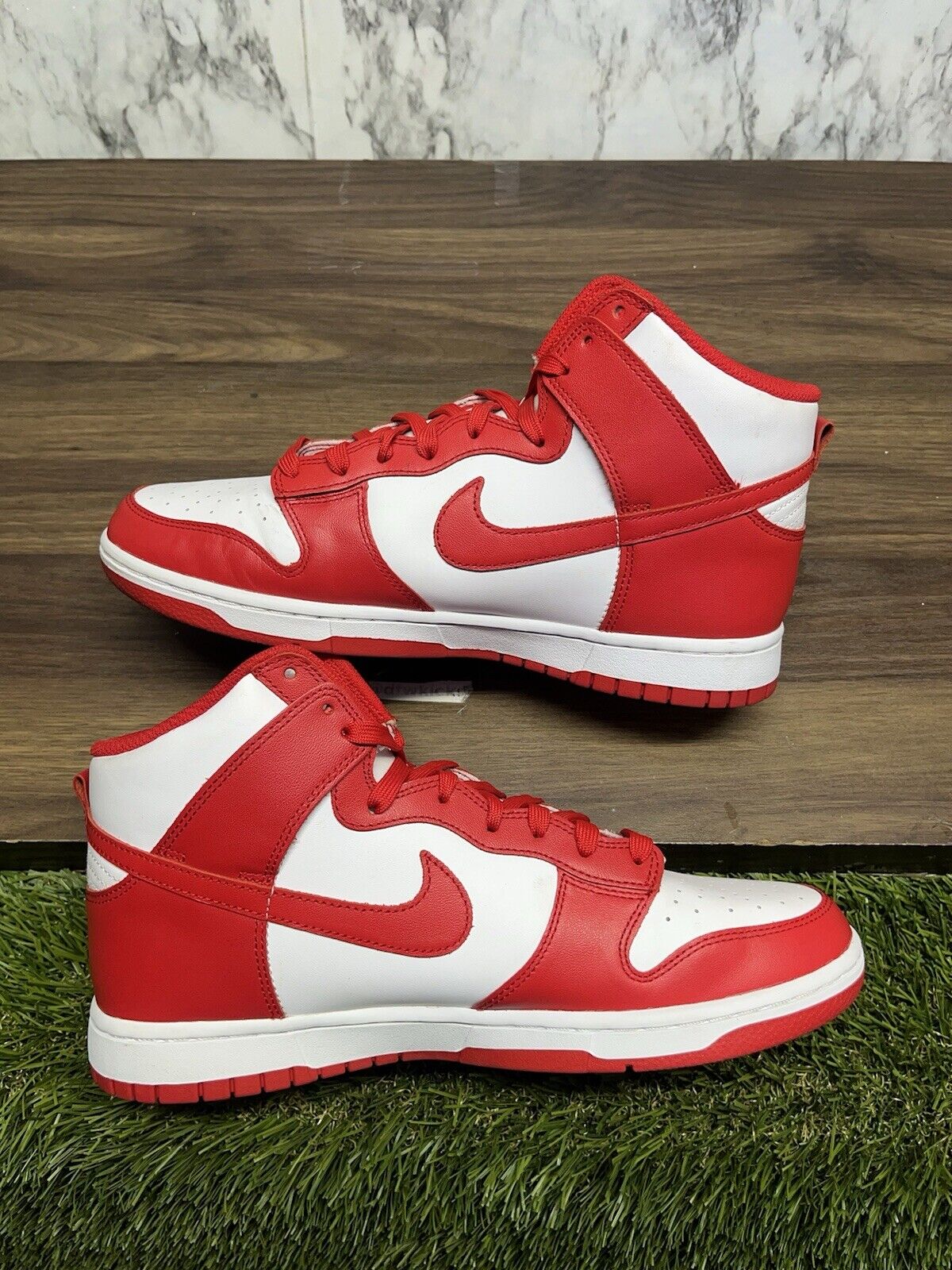 Size 10.5 - Nike Dunk High Championship Red