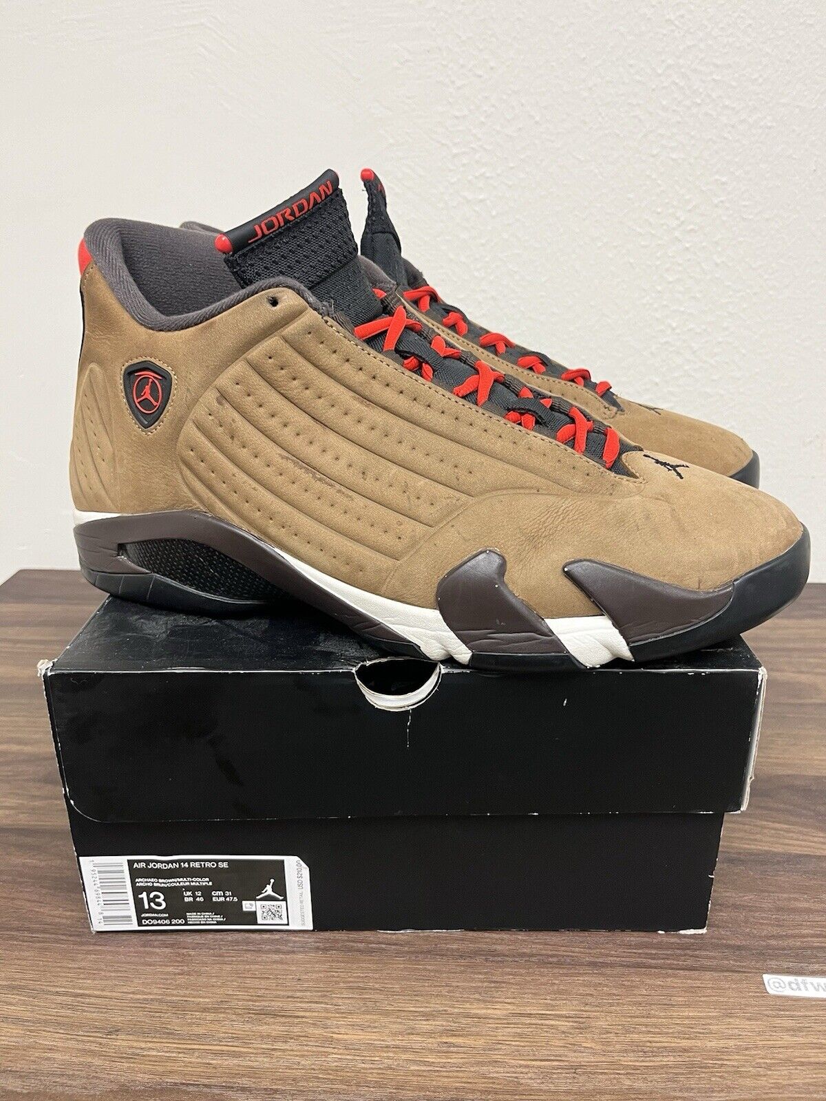 NIKE AIR JORDAN XIV 14 RETRO SE WINTERIZED ARCHAEO BROWN RED WHITE DO9406-200 13