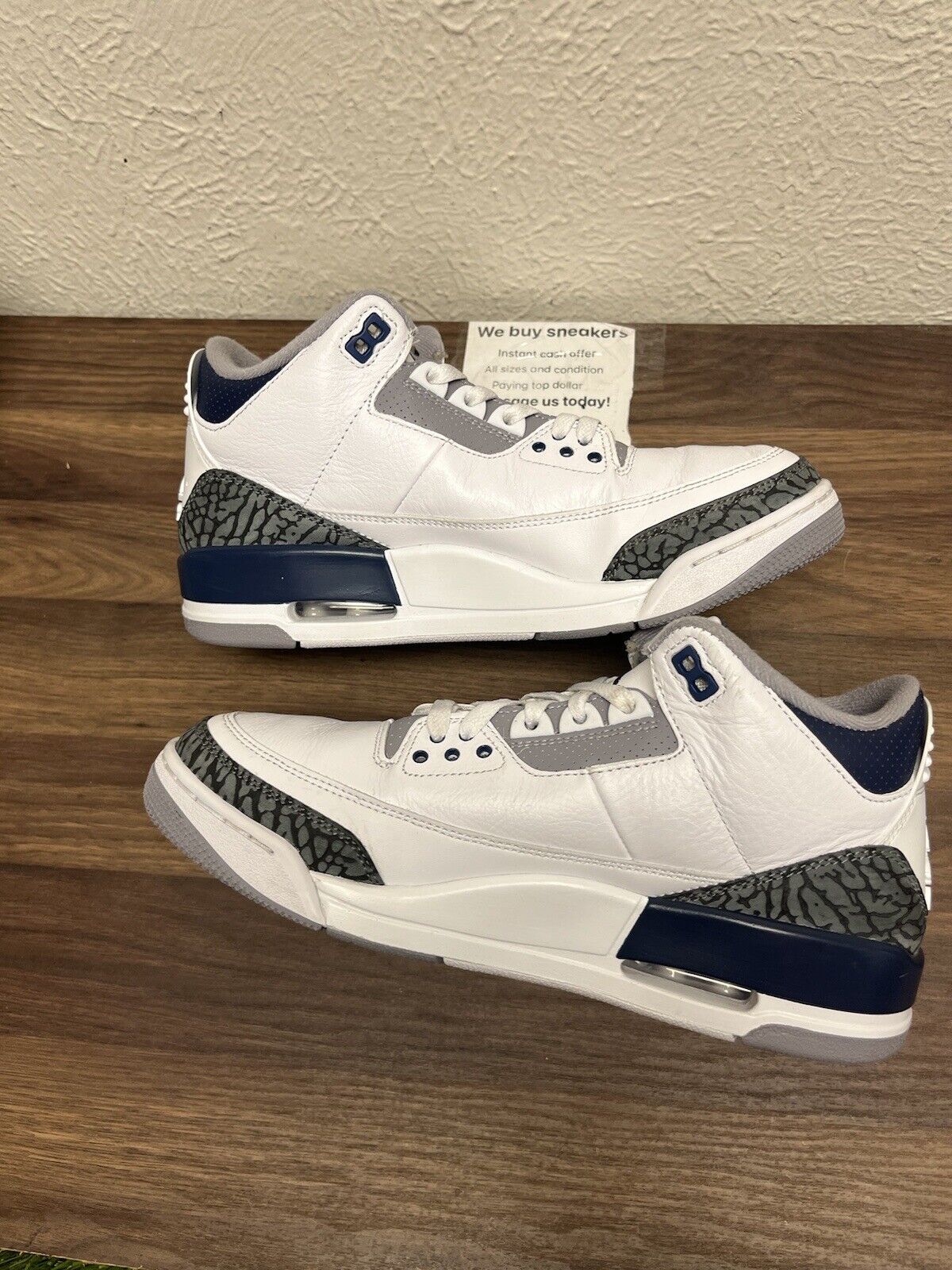 Air Jordan 3 Retro Midnight Navy- Size 9.5