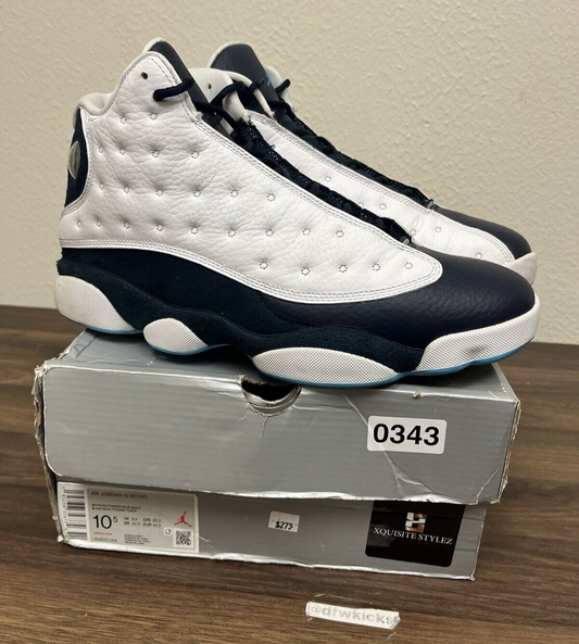 Size 10.5 - Nike Air Jordan 13 Retro Obsidian Powder Blue White 414571-144 343