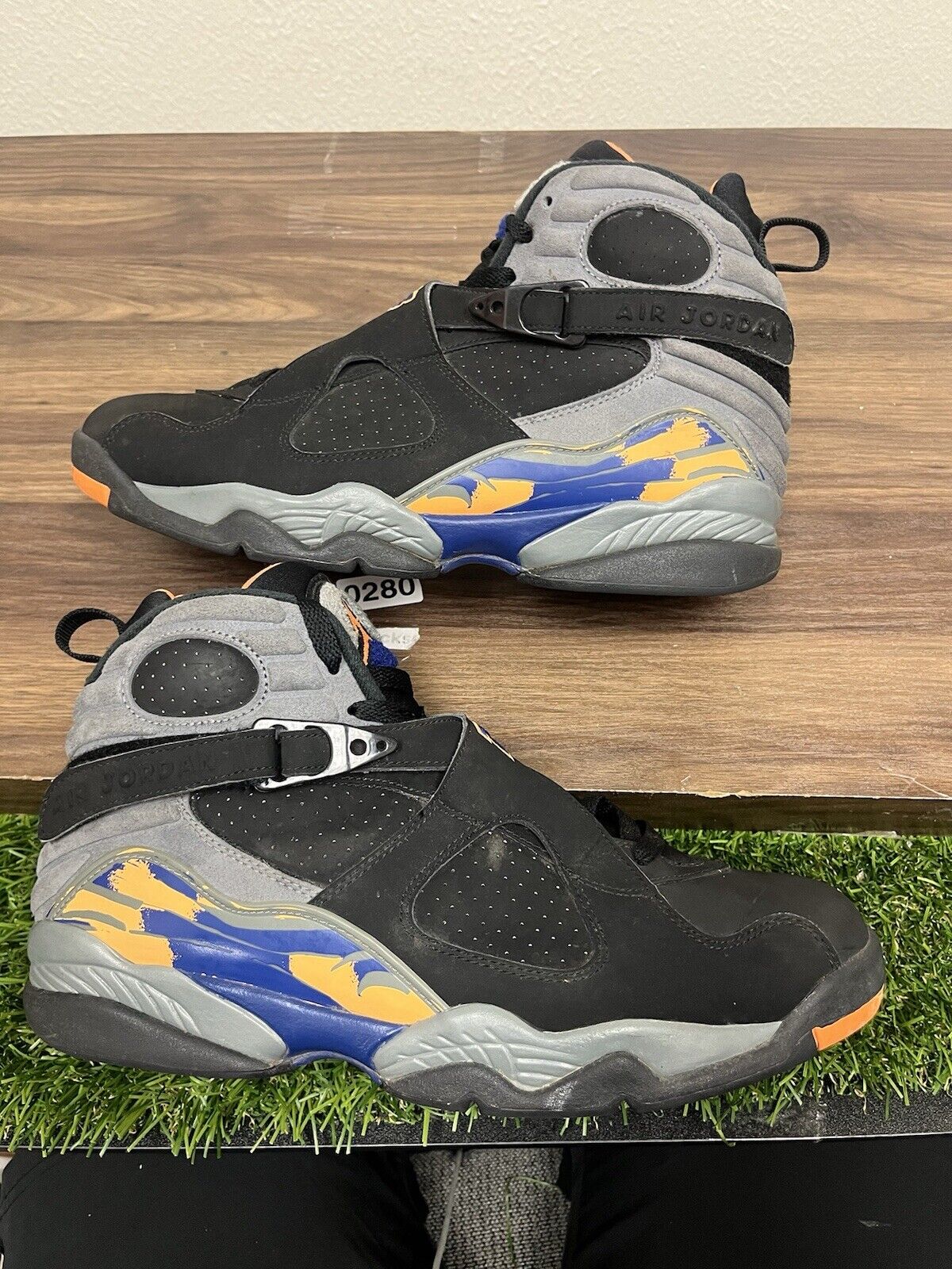 Size 12 - Air Jordan 8 Retro Phoenix Suns 305381-043 S280