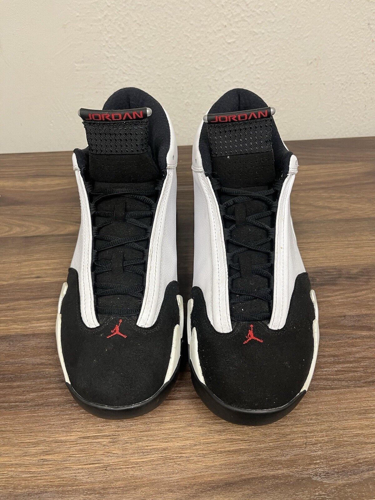 Air Jordan 14 Retro “Black Toe” 2014 Size US 10.5 Mens SKU 487471102