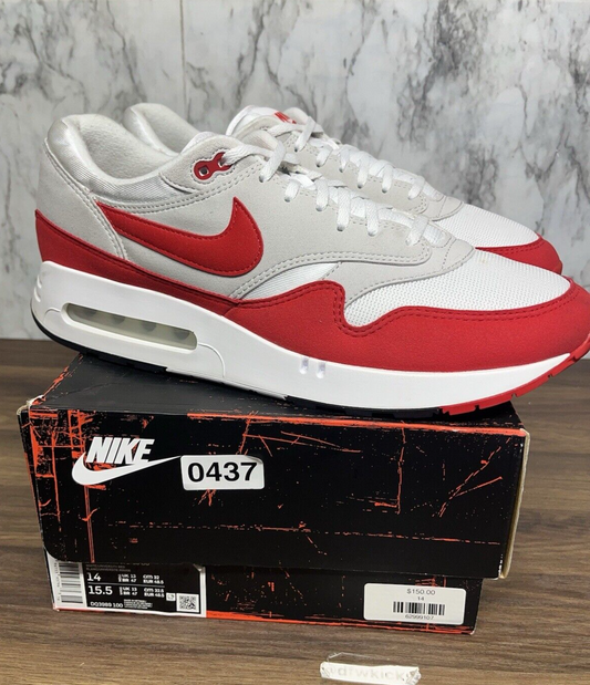 Size 14 - Nike Air Max 1 '86 OG Low Big Bubble - Red - DQ3989-100 *437