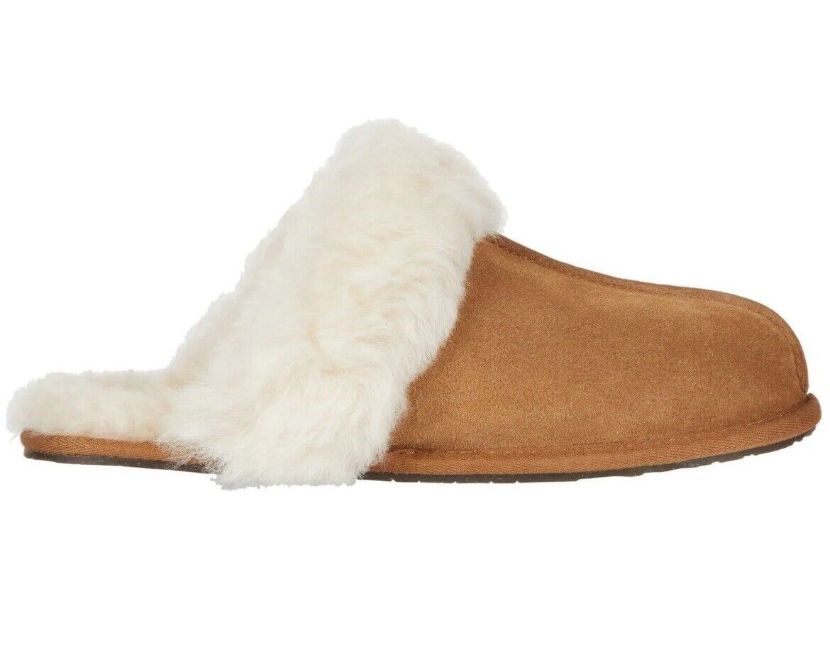 UGG W Scuffette II Women's Slippers - Chestnut, Size 11  US womens