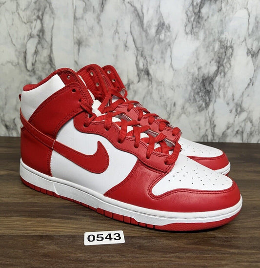 Size 10.5 - Nike Dunk High Championship Red