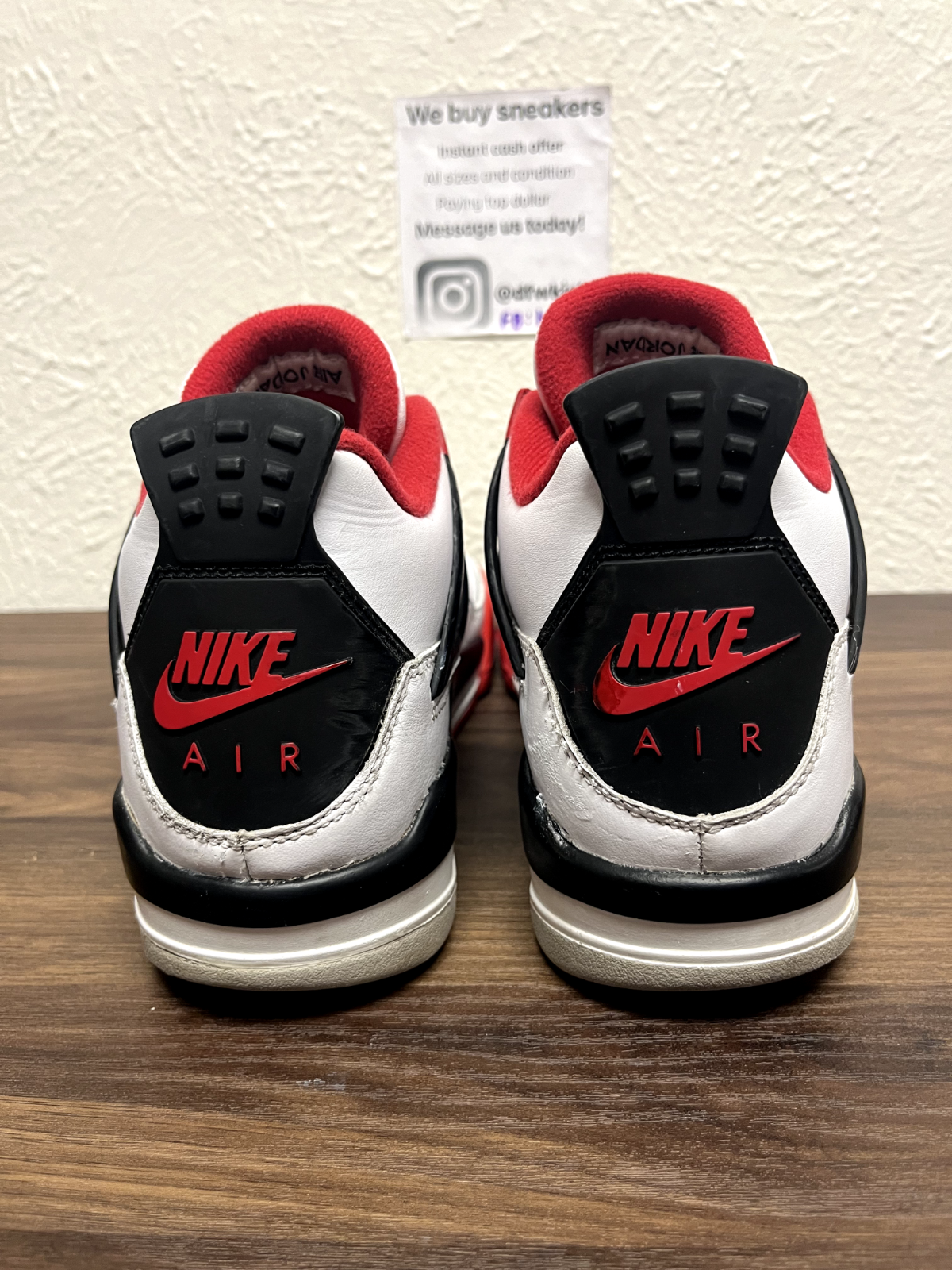 Size 6Y/7.5W - Nike Air Jordan 4 Fire Red GS 2020 - 408452-160