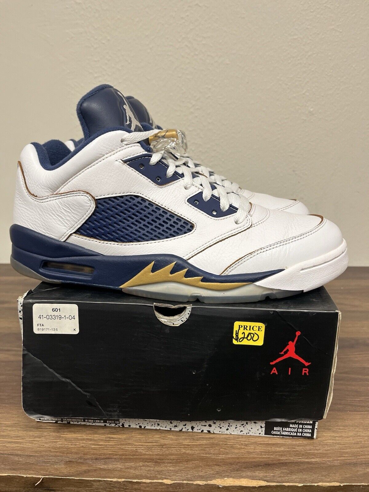 Nike Air Jordan 5 V Retro Low Dunk From Above Size 12 Sneakers w/ Box 819171-135