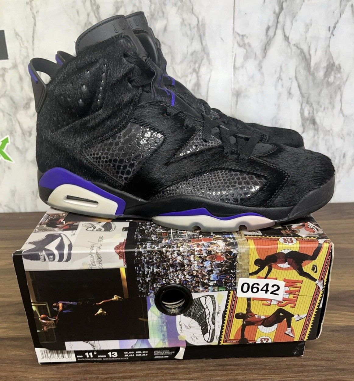 Size 11.5 - Social Status x Air Jordan 6 Retro Pony Hair *642