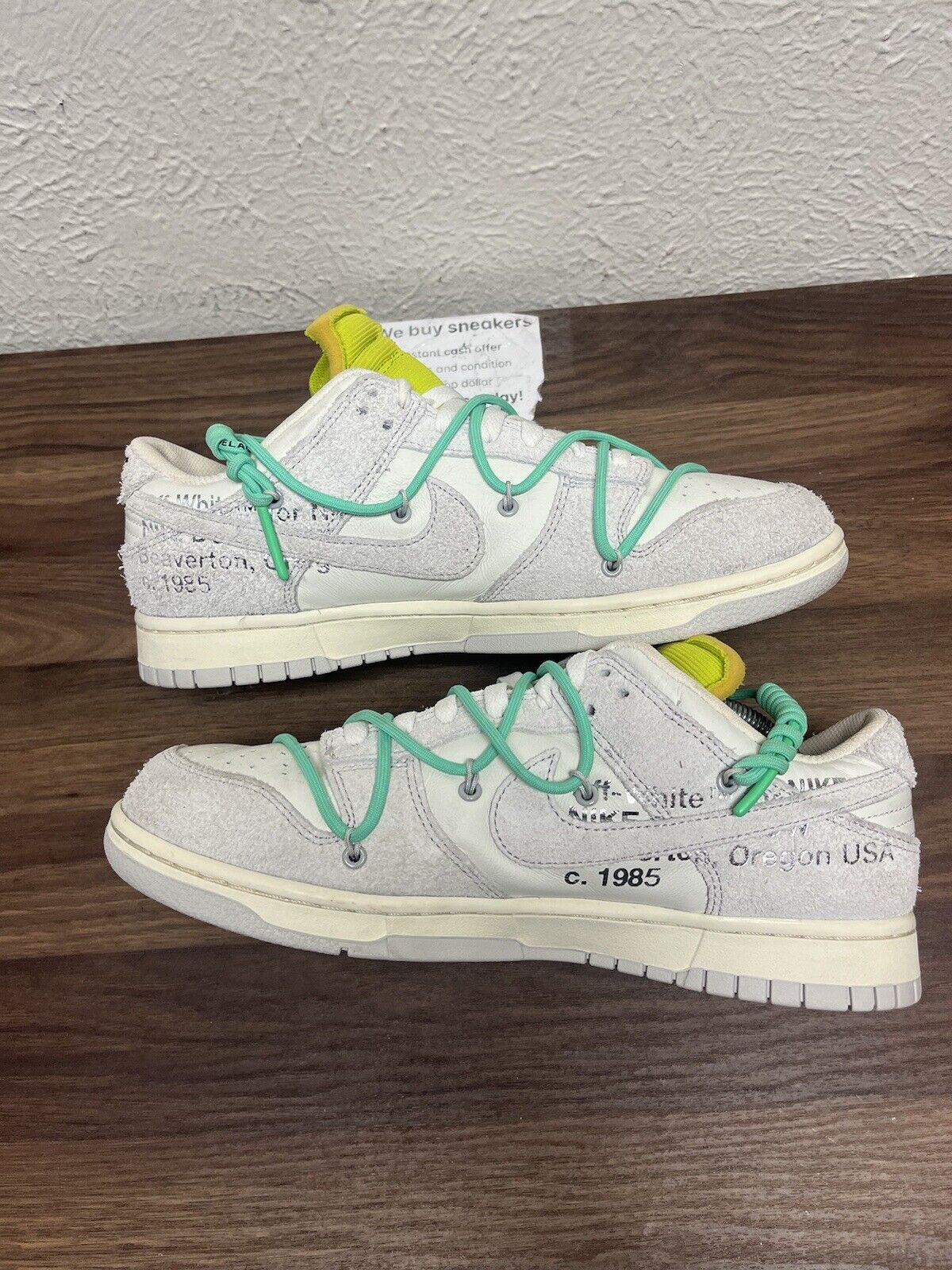 Nike Off-White x Dunk Low “Lot 14 of 50” DJ0950-106 GREAT CONDITION Size 10