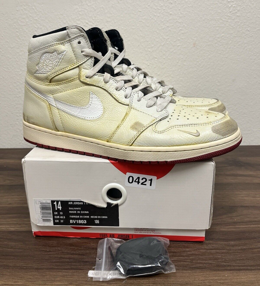 Nike Air Jordan 1 HI OG Nigel Sylvester Size 14  BV1803-106 Retro Rare 421