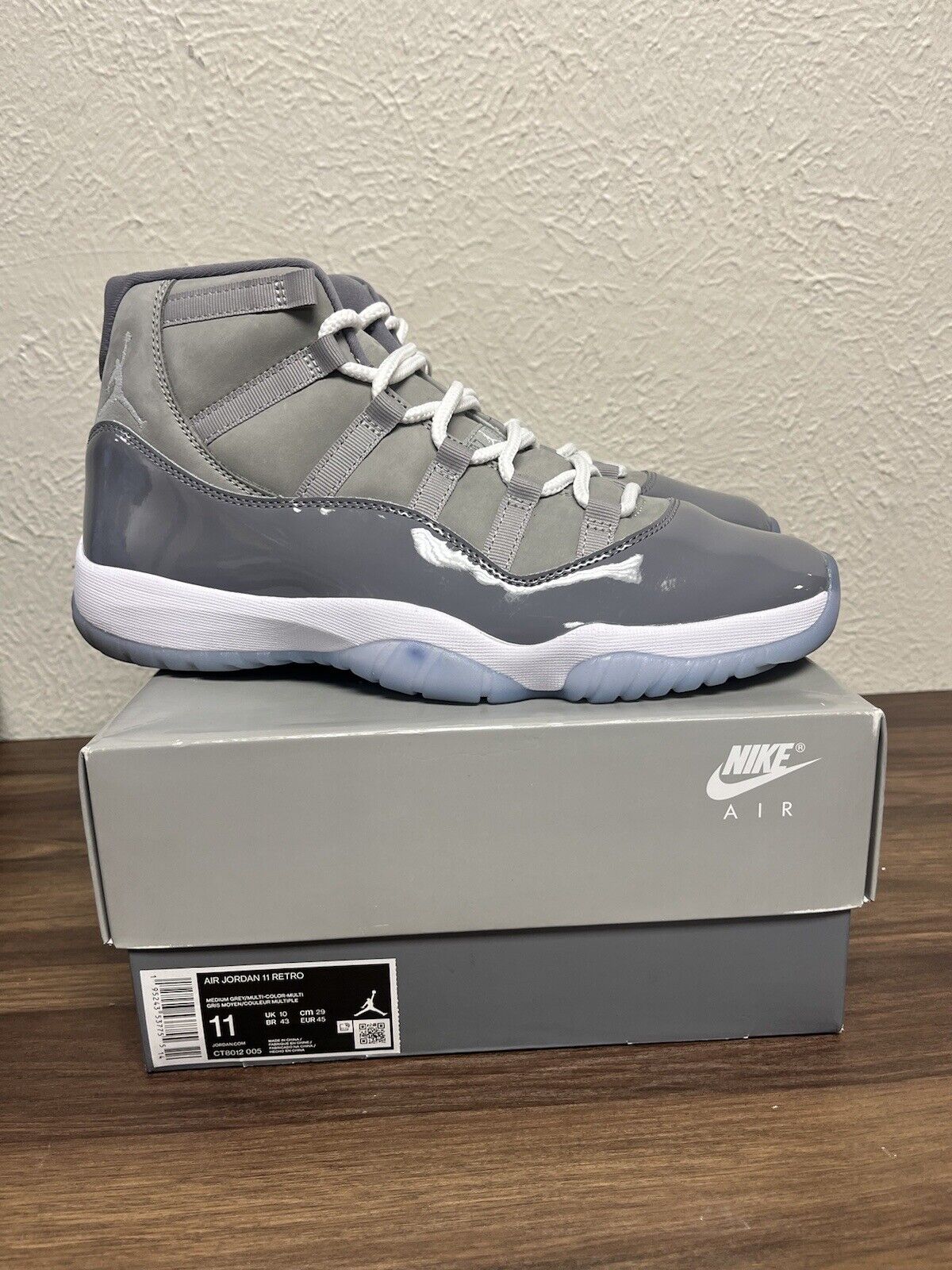 Air Jordan 11 Cool Grey 2021 Size 11 Used Rare Retro Authentic High MJ OG AJ11 