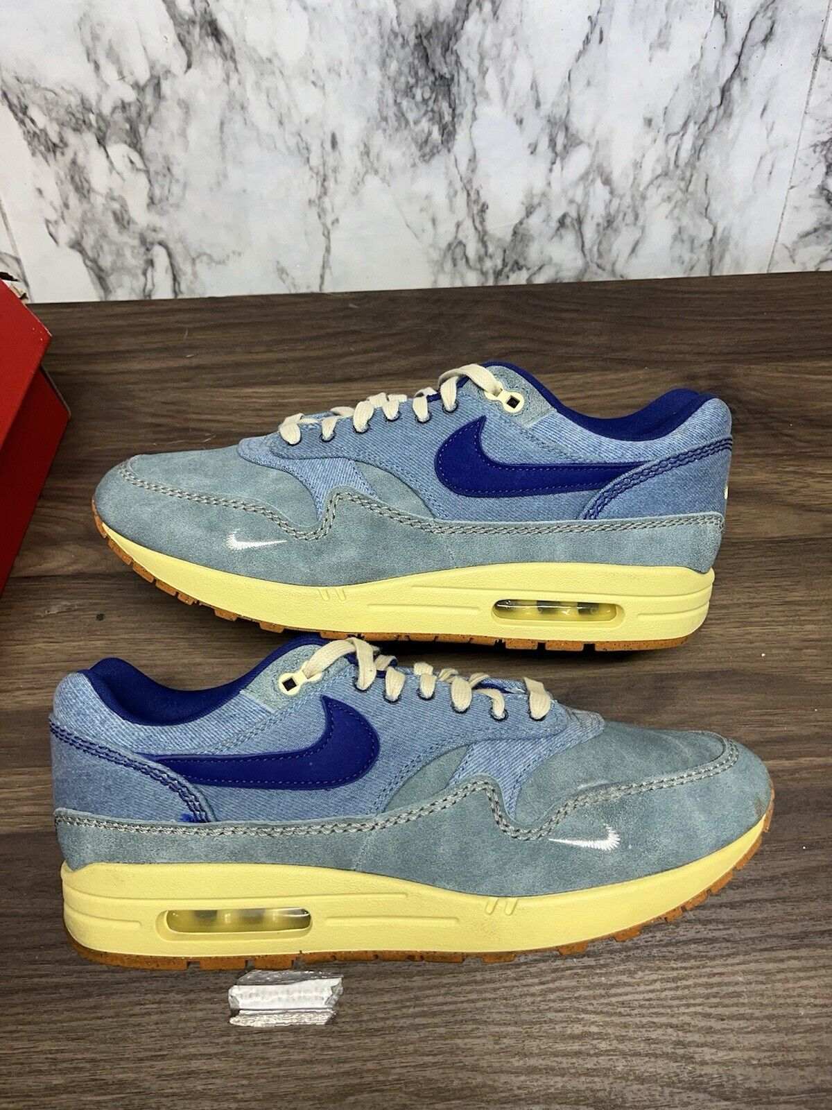 Size 11 - Nike Air Max 1 Premium Dirty Denim 2022 *611