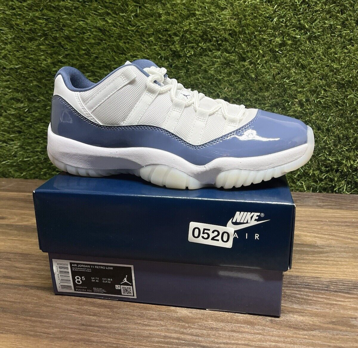 New - Size 8.5 - Nike Air Jordan 11 Retro Low “Diffused Blue” *520