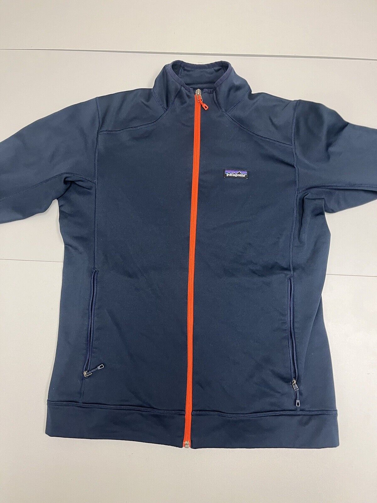 Patagonia Crosstrek Jacket Navy Blue Full Zip Polartec Size M  Mens