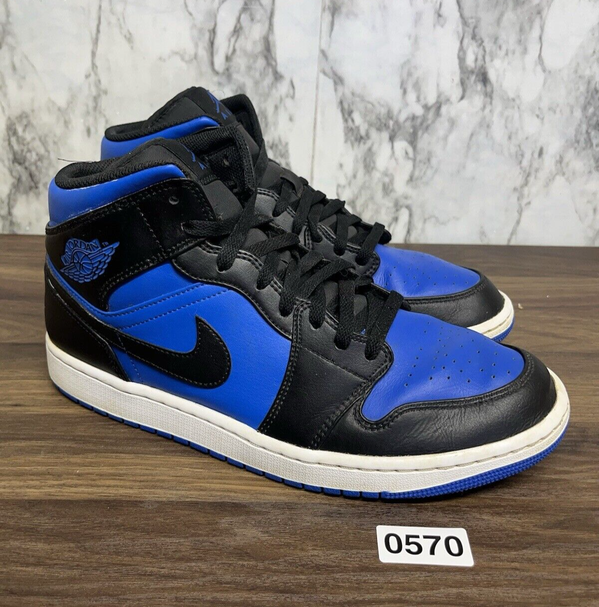 Size 10.5 - Men’s Nike Air Jordan 1 Mid Royal Black Blue  DQ8426-042 *570