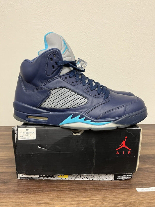 Nike Air Jordan 5 Retro Pre-Grape size 12 136027-405 OG V Clean Blue