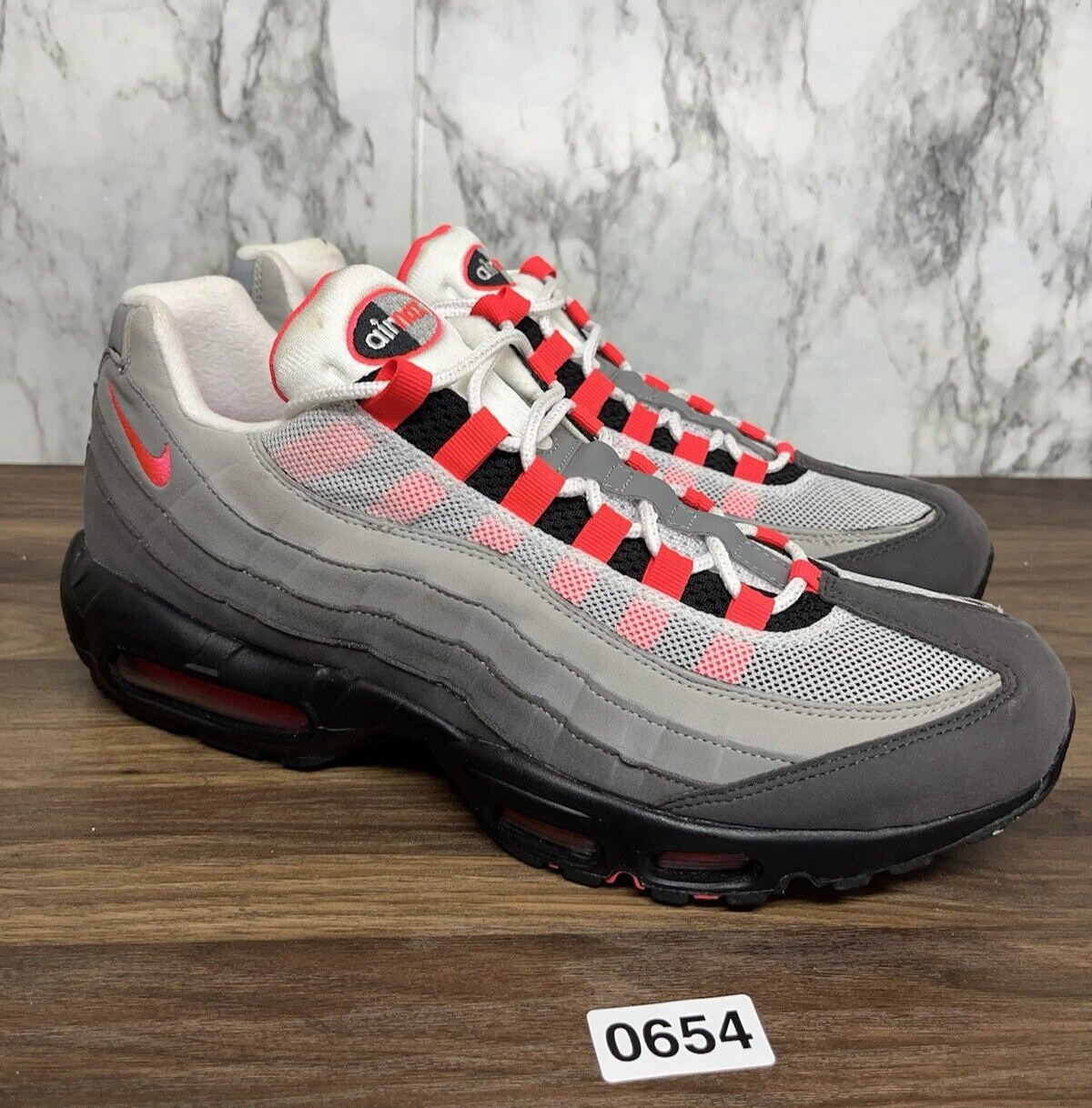 Size 12 - Nike Air Max 95 OG Solar Red 654