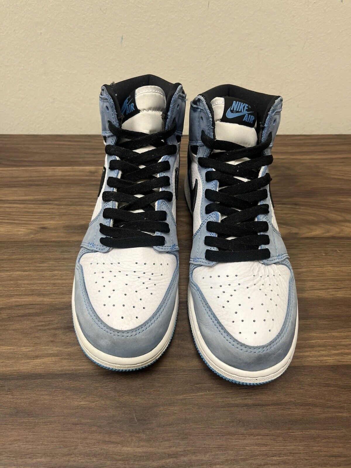  Size 7Y/8.5W - Nike Air Jordan 1 Retro High University Blue 575441-134 OG ALL