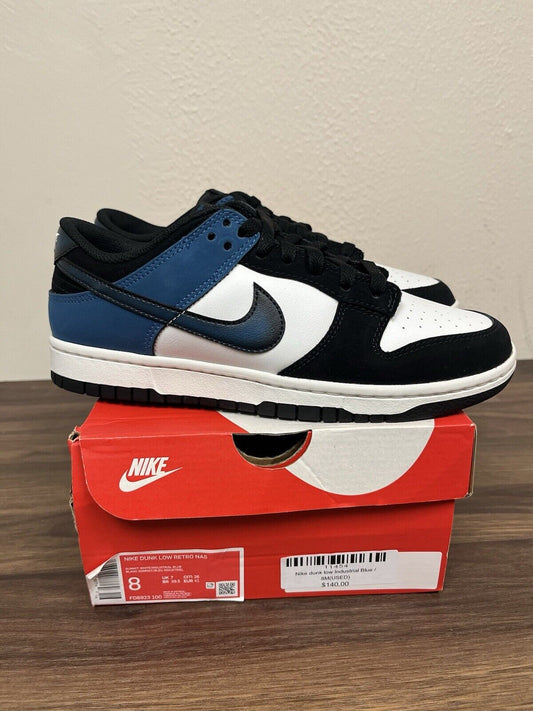 Size 8 - Nike Dunk Low Airbrush - Industrial Blue