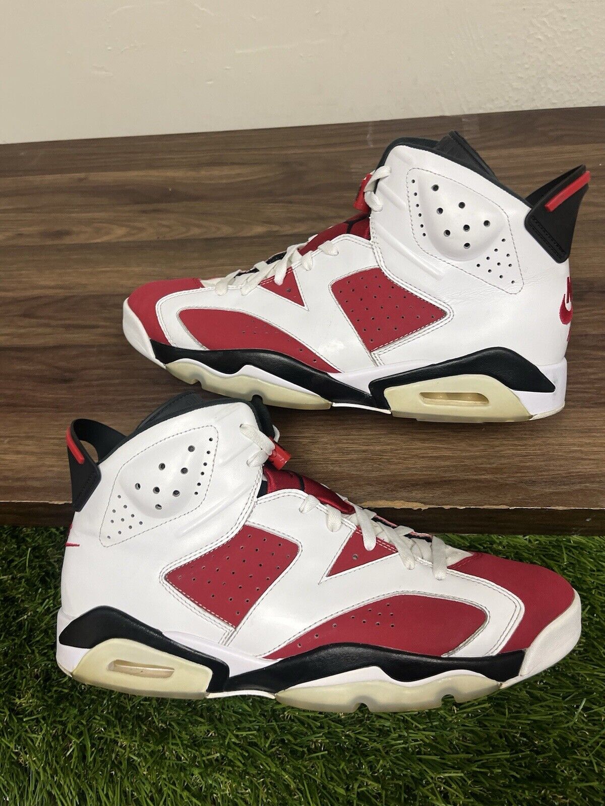 Air Jordan 6 Retro Carmine CT8529-106 PreOwned Men’s Sneakers Rare Size 13 A42