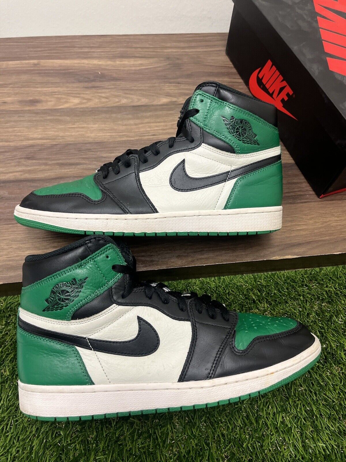 Size 12 - Jordan 1 Retro High OG Pine Green 2018