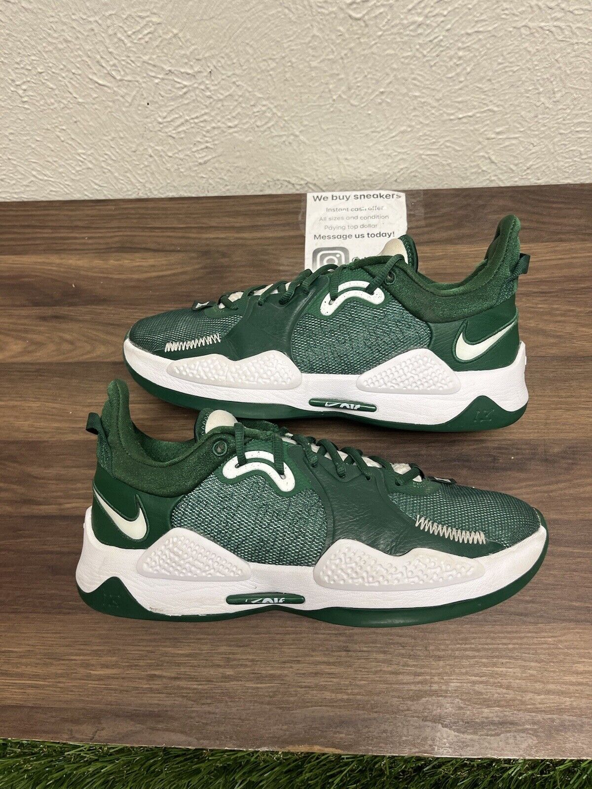 Size 10 - Nike PG 5 TB Gorge Green ( No Insole )