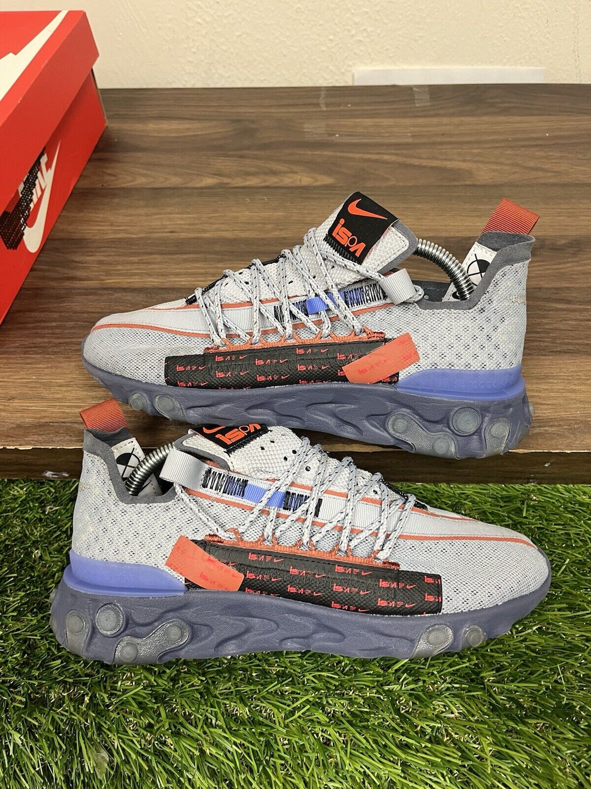 Size 8  - Nike React WR ISPA Wolf Grey