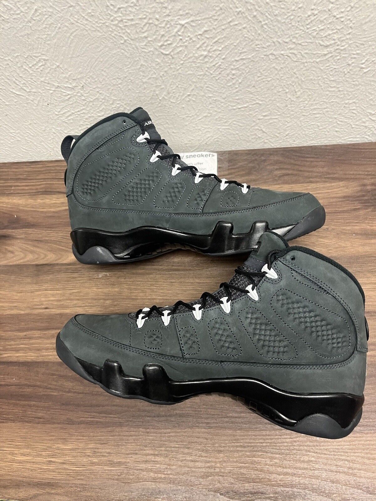 Nike Air Jordan 9 Retro Anthracite 302370-013 Men's Size 12 US 2015 Gray Black