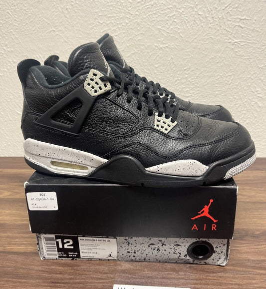 Size 12 - Jordan 4 Retro LS oreo 2015  GREATTT CONDITION