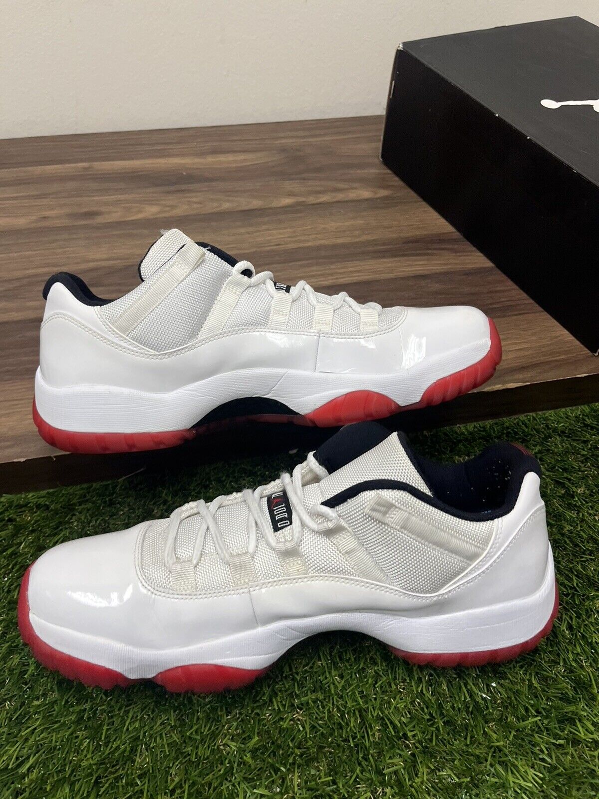 Size 12 - Jordan 11 Retro Low Cherry Bottom 2012 528895 101