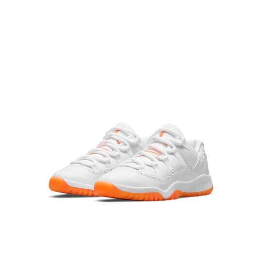 Nike Air Jordan 11 Retro Low (PS) White/Citrus Sz 12c NEW  DJ4328-139