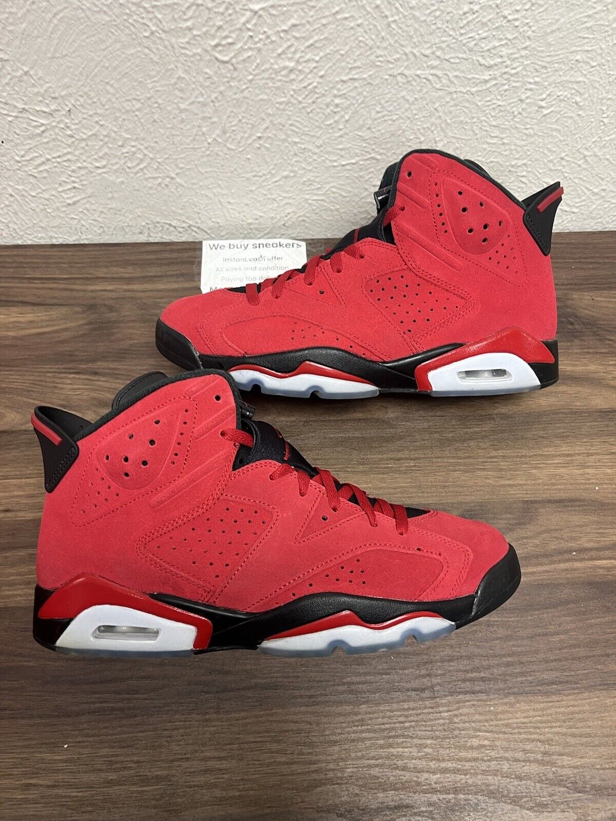 Size 10.5 - Nike Air Jordan 6 Retro Toro Bravo Red Suede CT8529-600 CLEAN