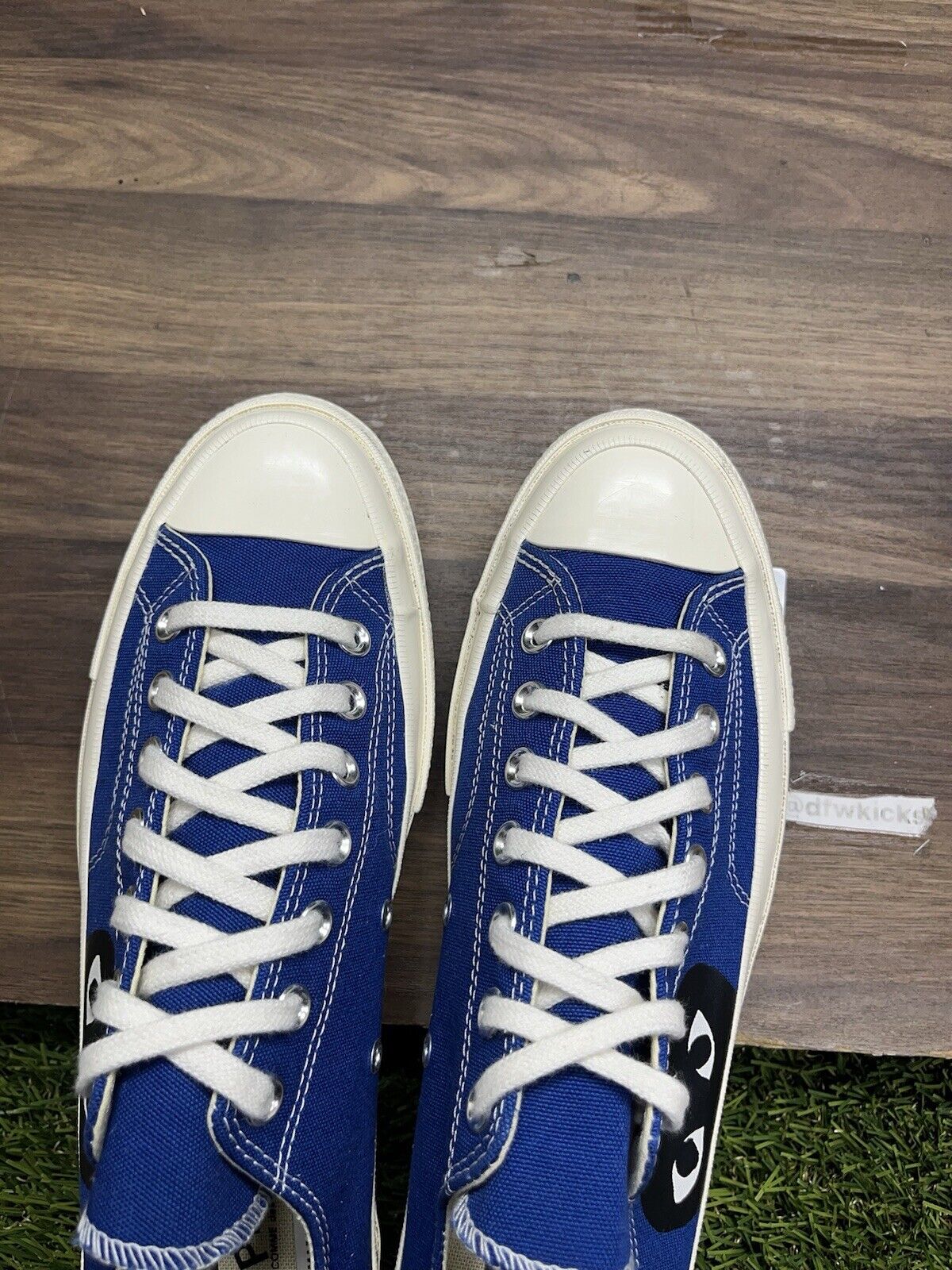 Size 10 - Converse Comme des Garçons PLAY x Chuck 70 Low Blue Quartz *528