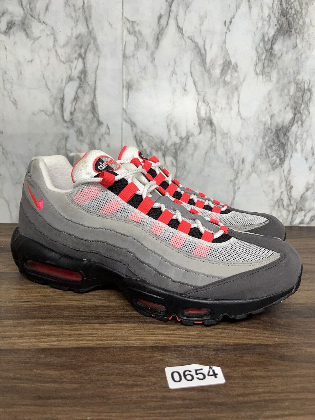 Size 12 - Nike Air Max 95 OG Solar Red 654