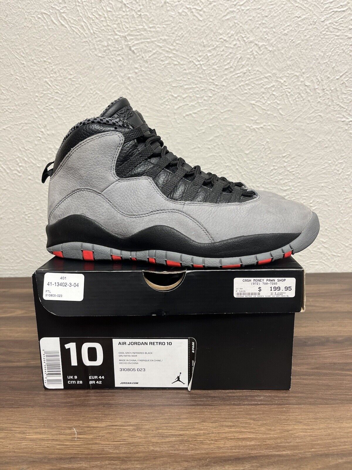 Size 10 - Air Jordan 10 Retro Cool Grey