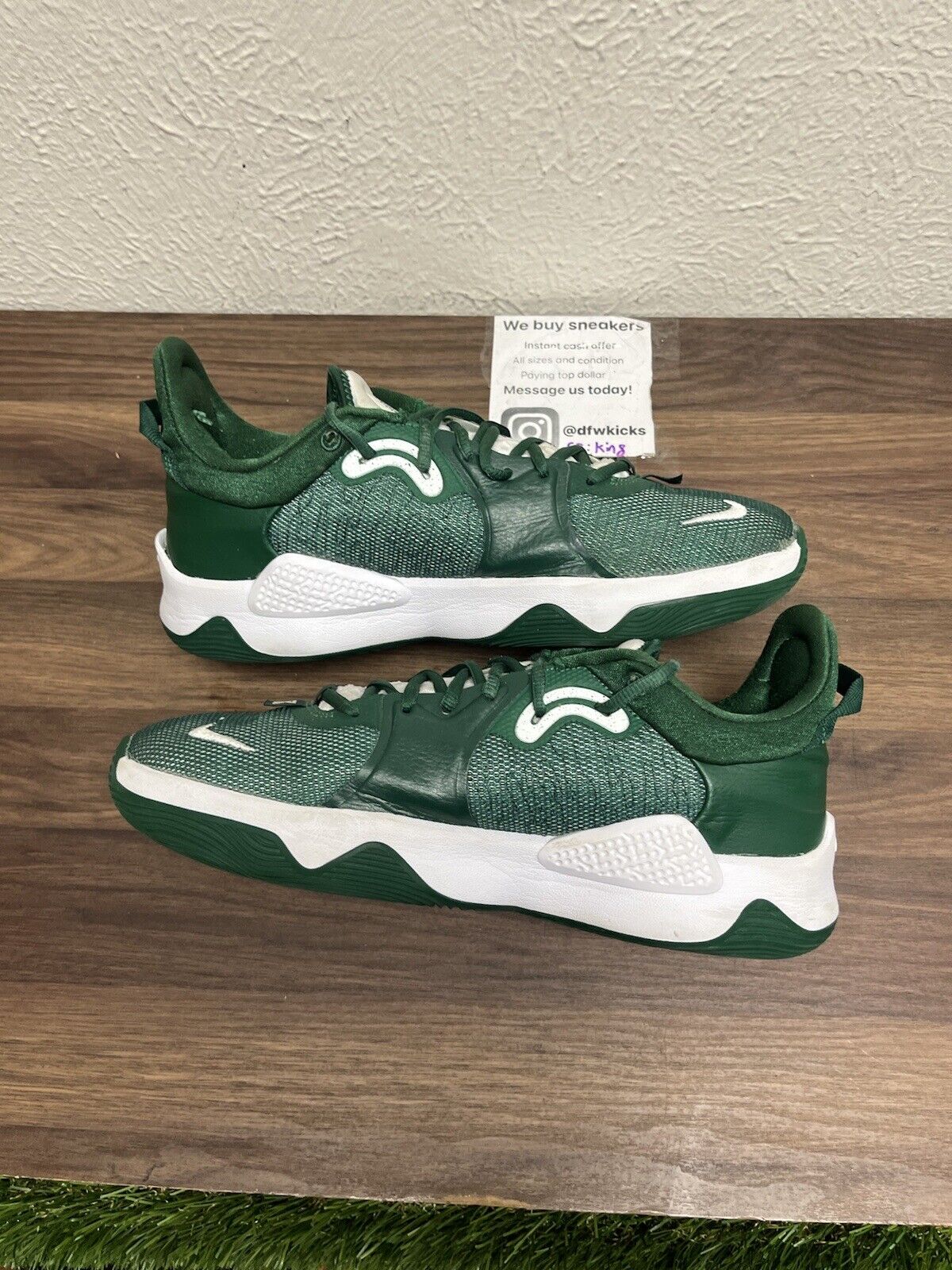 Size 10 - Nike PG 5 TB Gorge Green ( No Insole )