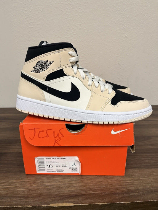 Size 10 - Air Jordan 1 Mid Barely Orange W