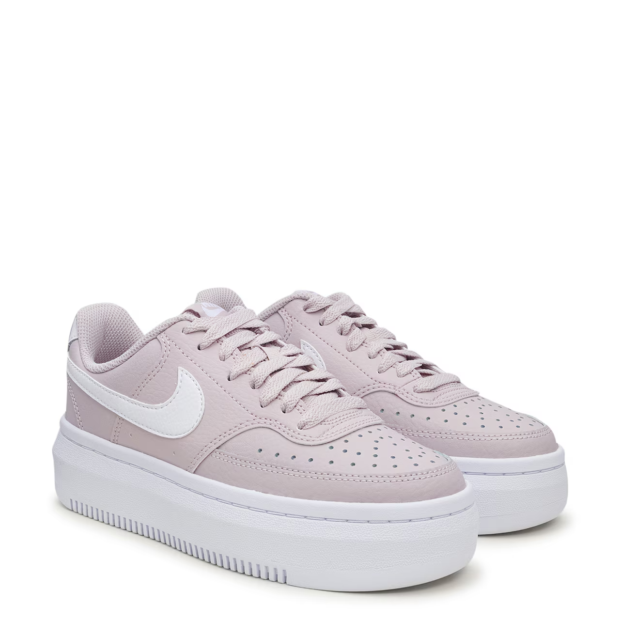 Size 8 Wmns Court Vision Alta 'Platinum Violet'