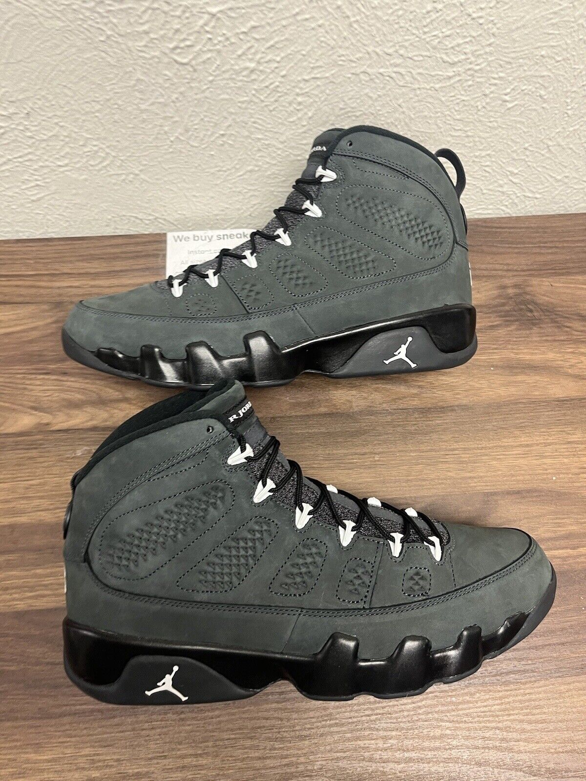 Nike Air Jordan 9 Retro Anthracite 302370-013 Men's Size 12 US 2015 Gray Black