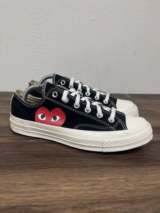 Size 8 - Converse Chuck Taylor All Star 70 Low x Comme des Garcons Black