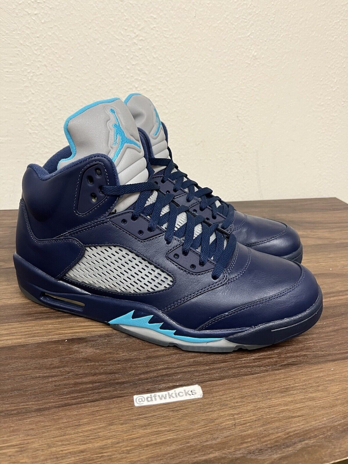 Nike Air Jordan 5 Retro Pre-Grape size 12 136027-405 OG V Clean Blue