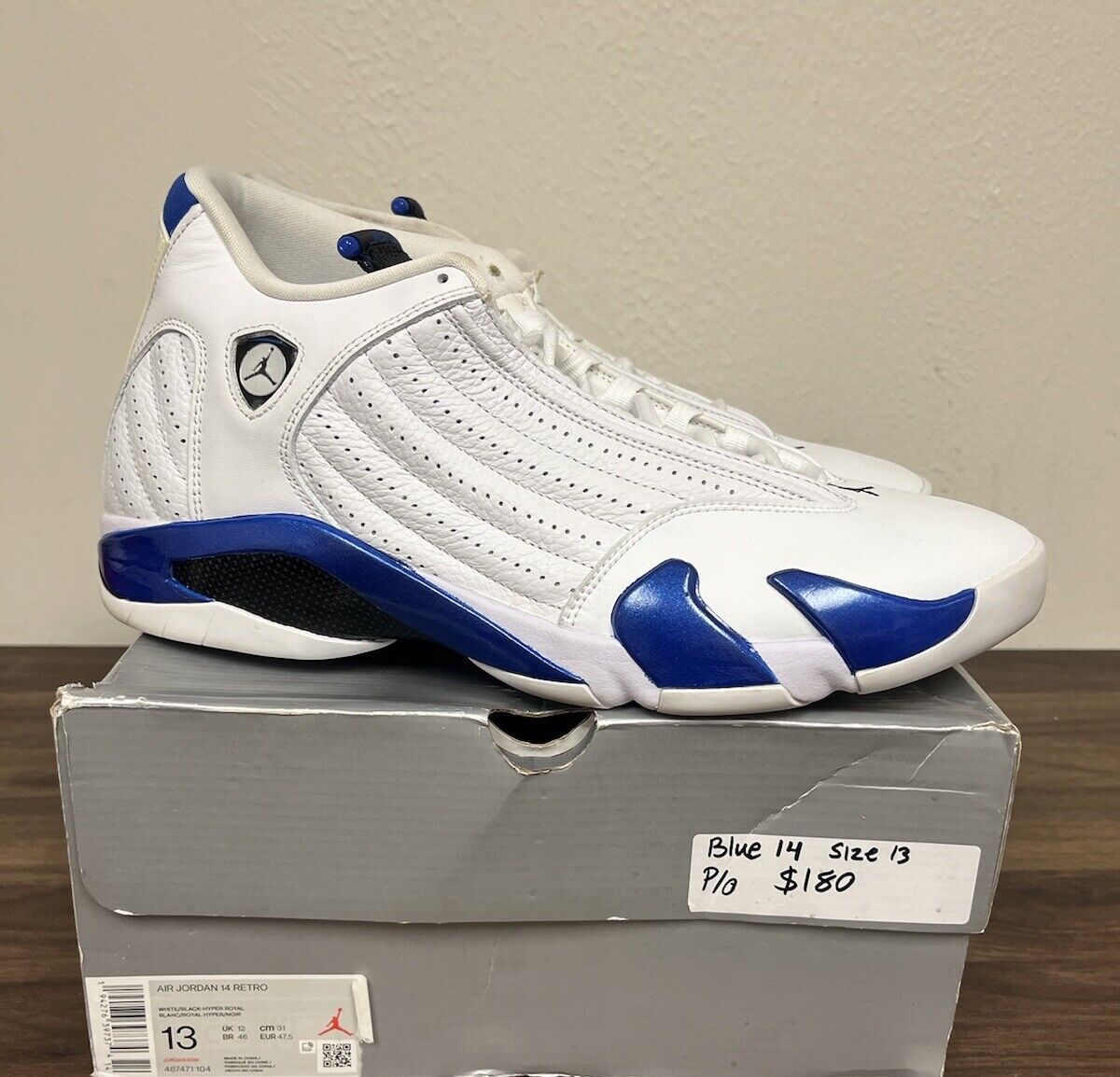 Size 13 - Air Jordan 14 Retro Hyper Royal