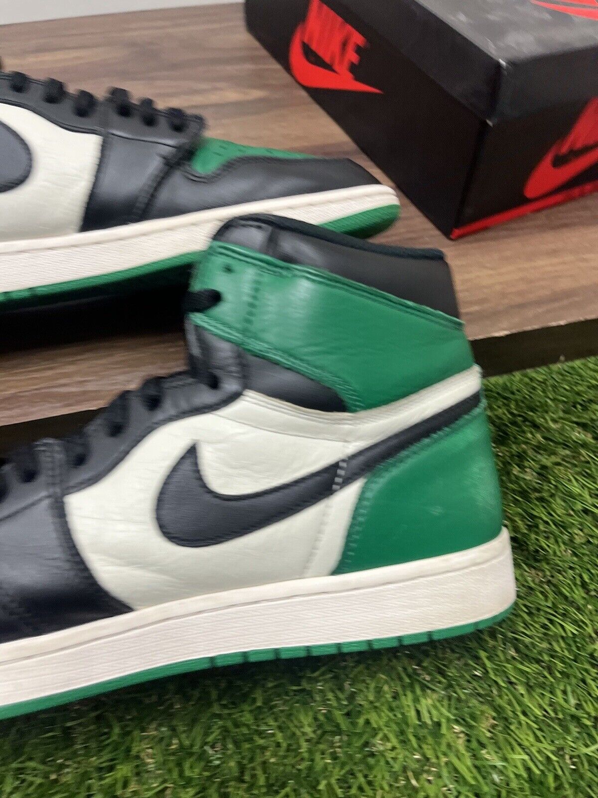 Size 12 - Jordan 1 Retro High OG Pine Green 2018