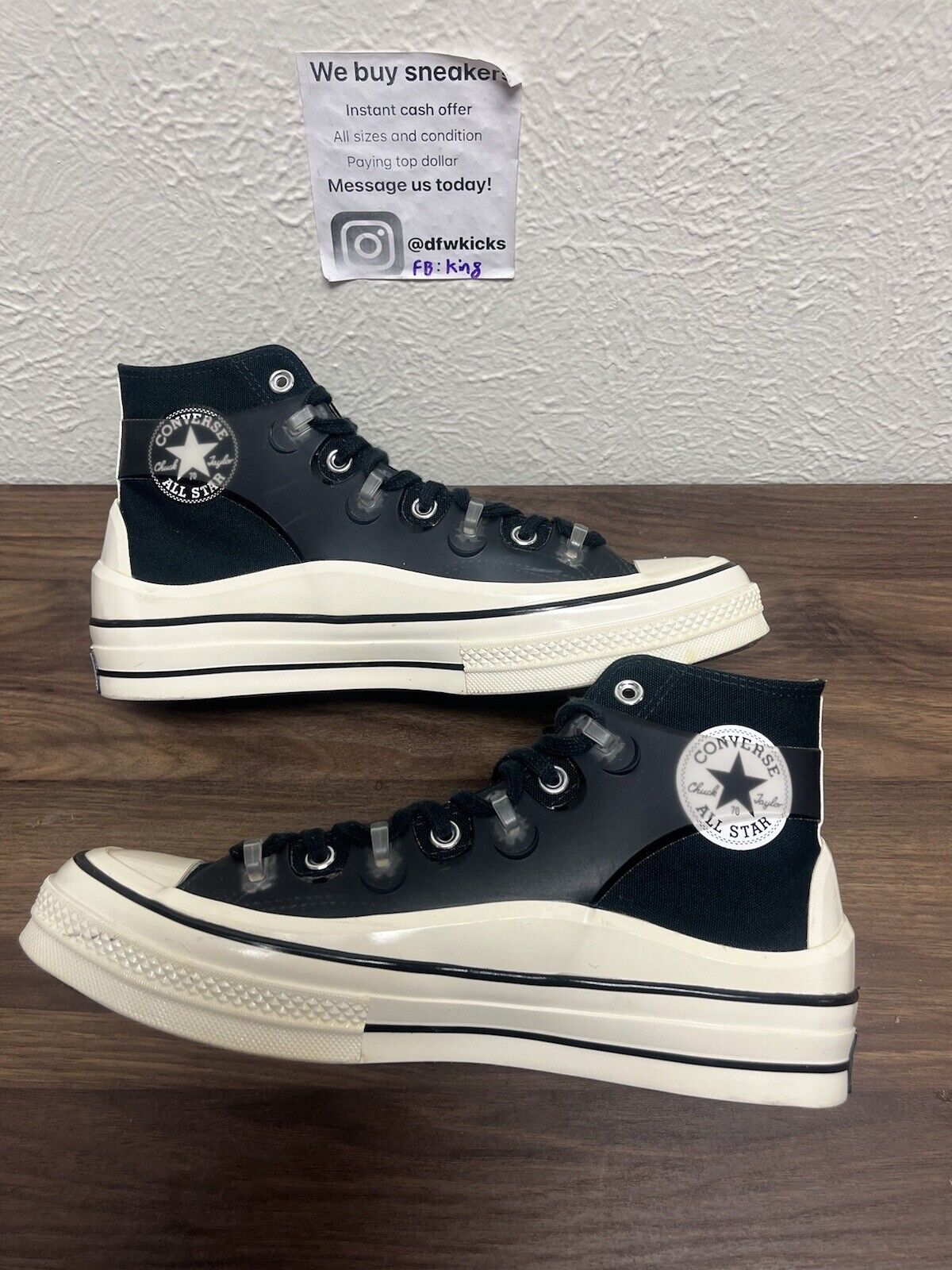 Converse Chuck 70 x Kim Jones Utility Hi Storm Wind/Egret/Black Mens Size 10 New