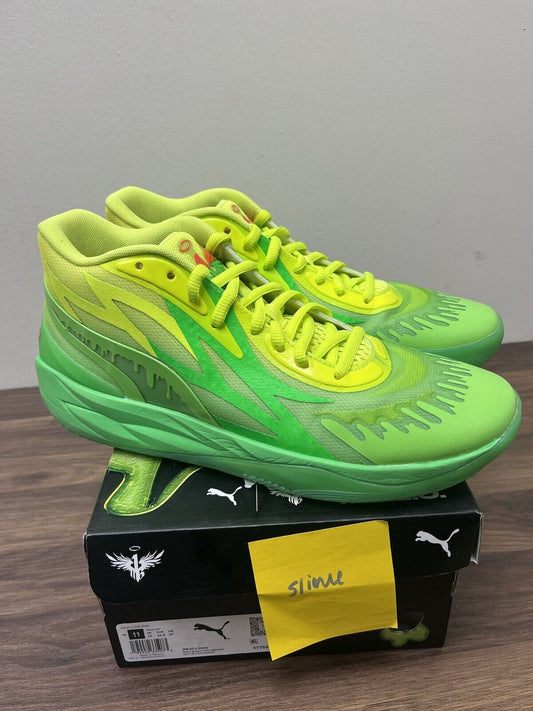 Size 11- Puma MB.02 LaMelo Ball Nickelodeon Slime