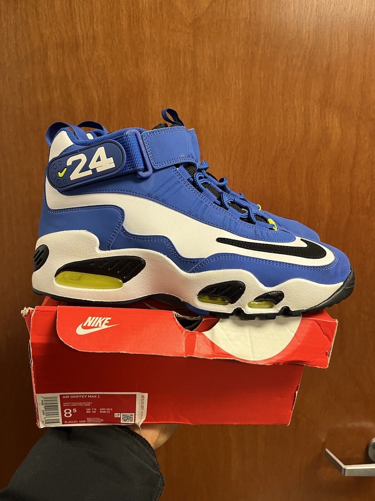 Size 8.5 - Nike Air Griffey Max 1 Varsity Royal 2021